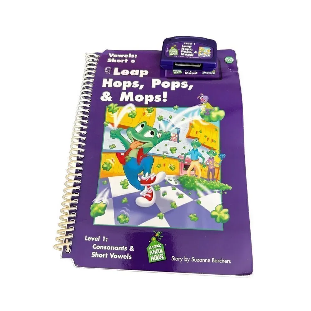 LEAPFROG LEARNING SYSTEM LONG VOWELS BOOKS LEVEL 1 SET OF 3